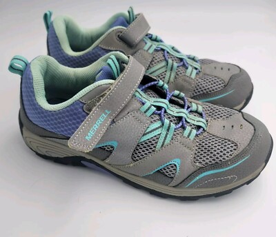Merrell Girls ML G Trail Chaser MY57111 Gray Hiking Shoes Sneakers Size 6M