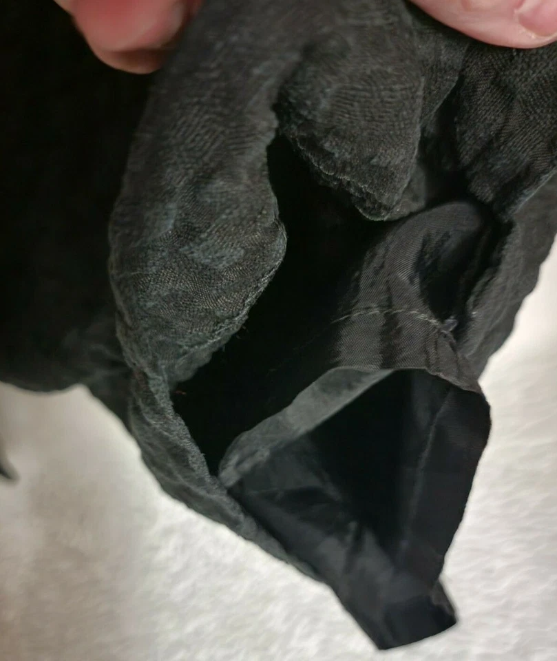 Pantalones Doncaster Silks para mujer talla 18 negro seda Foto 4 de 4