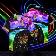 Lgbt Pride American 3D HAWAII SHIRT US Size All Over Print Best Price Dad Gift
