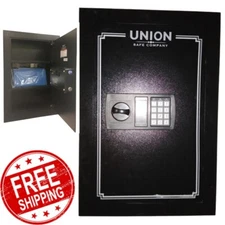 Digital Electronic Flat Recessed Wall Hidden Safe Security Box Jewelry Gun Cash