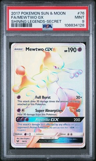 Mewtwo GX (Secret) 76/73 Shining Legends Holo for sale online | eBay