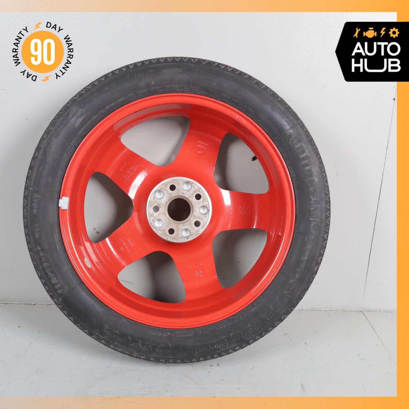 Bentley Continental Flying Spur Emergency Spare Tire Wheel Donut Rim 19 19" OEM