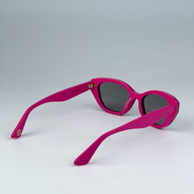 Gucci Women Sunglasses Burgundy Fuchsia Red Mirrored Cat Eye  display picture 2