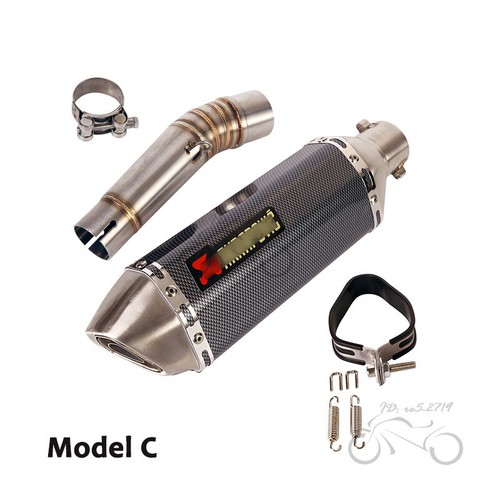 Slip for Honda NC700 NC750X Exhaust Tips Muffler Silencer Mid Link Pipe System - Picture 8 of 12