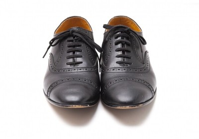 COMME des GARCONS Wing tip Leather Shoes Size US About 7.5(K  