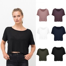 AWDis Ecologie Women's Daintree EcoViscose Tee EA002F - Oversized Cropped Top