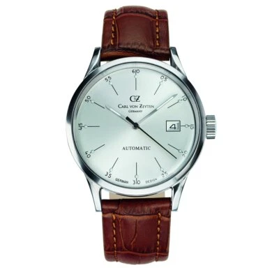 Carl von Zeyten Herren Uhr Armbanduhr Automatik Eschenz CVZ0002WH-1 - Bild 1 von 3