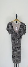 Ann Taylor Dress Black/Tan Small
