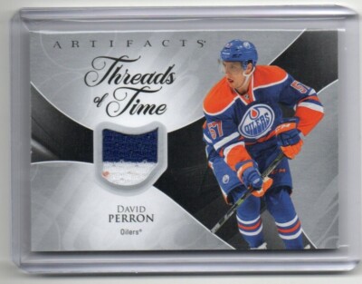 2023-24 Upper Deck Artifacts Threads of Time Game Used Jersey David Perron