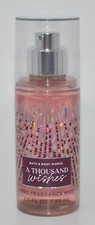 1 NEW BATH  BODY WORKS A THOUSAND WISHES FINE FRAGRANCE MIST SPRAY TRAVEL 2.5OZ