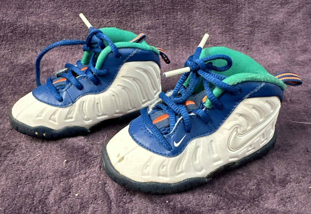 Black Foams Sneakers Preschool Foamposites Size (GS) Nike Little Posite One Mid Midnight Navy For Sale