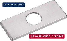 6 Inch Faucet Deck Plate for Bathroom Sink 1 Hole or 3 Hole 4 Inch Centerset Bas