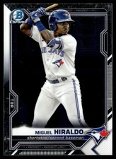 2021 Bowman Draft Chrome Miguel Hiraldo Toronto Blue Jays #BDC-98
