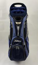 Titleist Cart 15 Cart Bag Navy Blue 15-Way Divide Single Strap Golf Bag No Cover