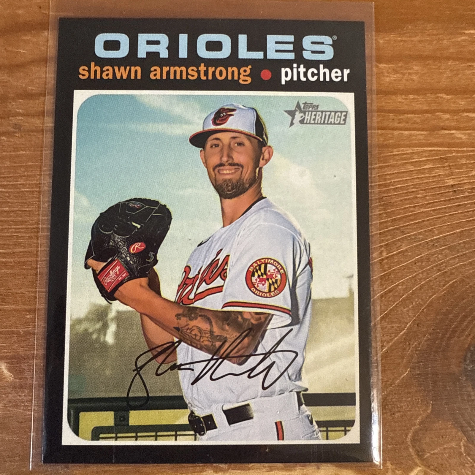 Shawn Armstrong trading card