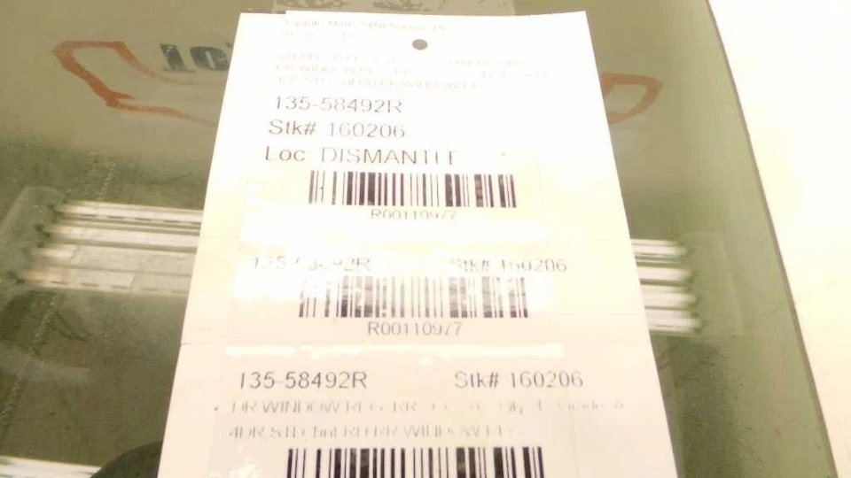 Puerta trasera de vidrio para pasajeros doble cabina 4 puertas para 01-04 TACOMA Foto 4 de 4