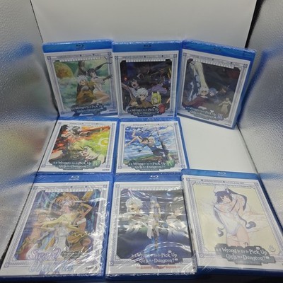 Is It Wrong to Try to Pick Up Girls in a Dungeon? Complete Blu-ray Bundle Lot