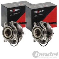 2X Maxgear RADLAGER-SATZ Vorne Passend FÜR Land Rover Discovery Links+Rechts