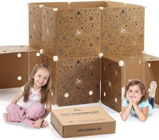 Fort Building Kit - All-In-One Cardboard Fort Kit for Kids - Free Shipping