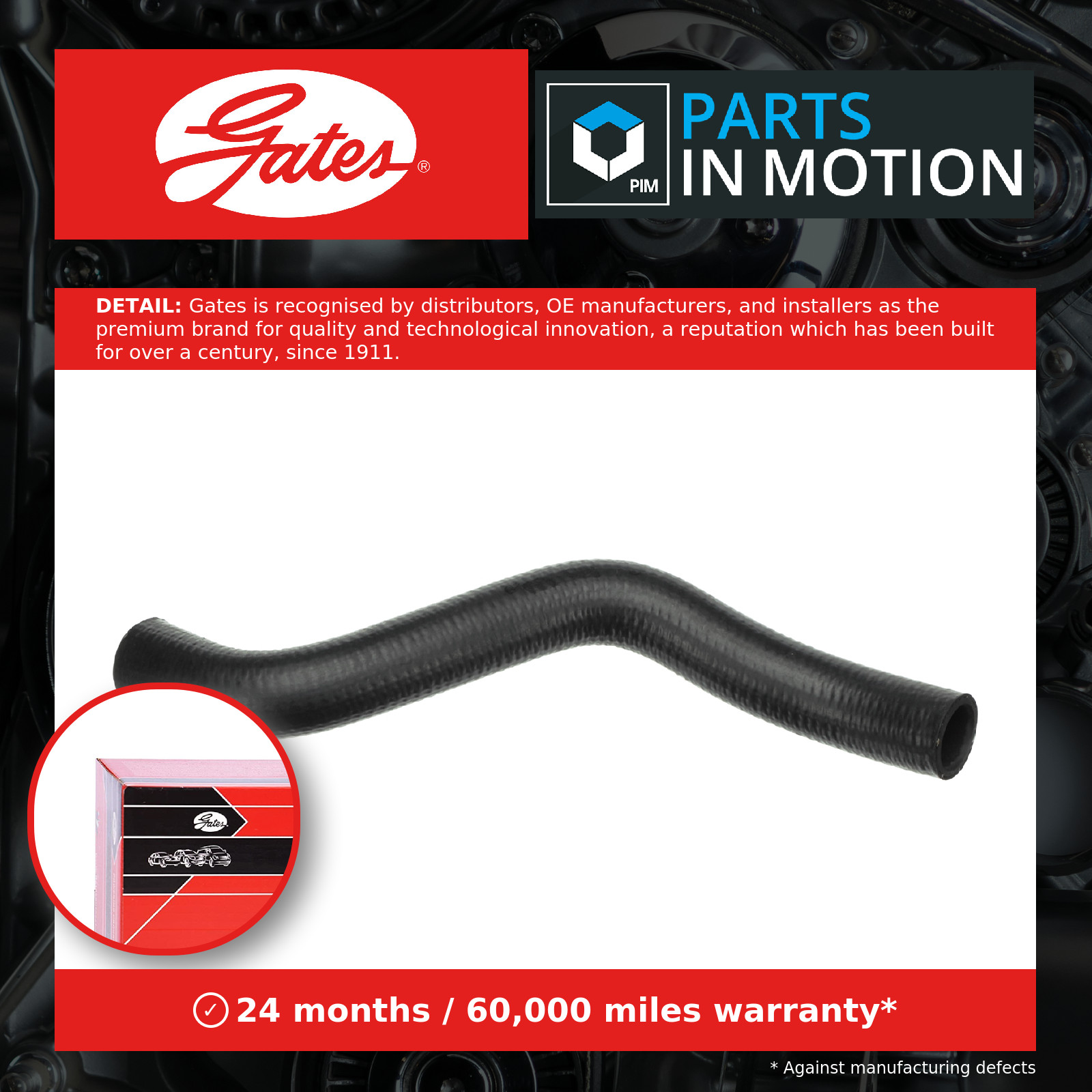 Radiator Hose 21586 Gates Coolant 19501P8FA00 B66S15186 1657215150 1657216070