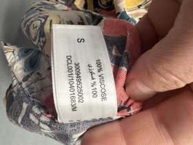 Nuon Relaxed Fit Vibrant Graphic Print Short Sleeve Men's Casual Shirt, Size S.