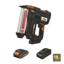 20V Cordless 18 Gauge Brad Nailer Kit Narrow Nose Microtextured Rubber Grip