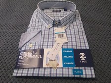 Izod comfort-performance button down long sleeve shirt mens size XXL
