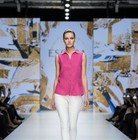 Escada Sport Hot Pink Sleeveless LinenTop Collar Button Up ( Size 10 ) GUC