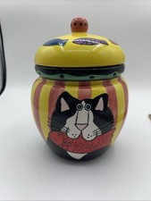 CATZILLA 2001 Candace Reiter Hand Painted Cer...