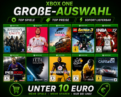  MICROSOFT XBOX ONE SPIELE-AUSWAHL | FIFA, NBA, LEGO | ZUM TOP PREIS AB 1,99  