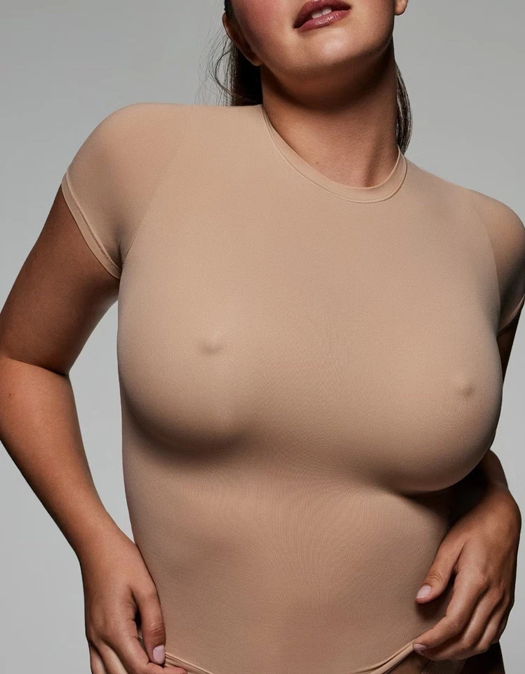 SKIMS Ultimate Nipple Push Up Bra Size 34-B $68 Retail Color CLAY - Image 3 of 3