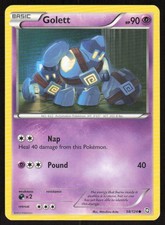 Pokemon Golett Common 58/124 Dragons Exalted LP