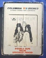 VINTAGE 1977 AEROSMITH - DRAW THE LINE 8-TRACK DOUBLE TAPE