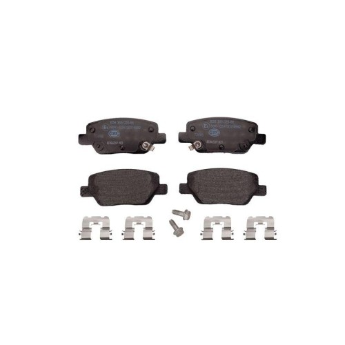 Plaquettes de frein Hella 8DB 355 025-861 offre une endurance thermique maximale