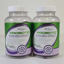 2x Wholesome Health Probiotic Berry Flavor Digestive & Gut 60 Gummies 09/2026