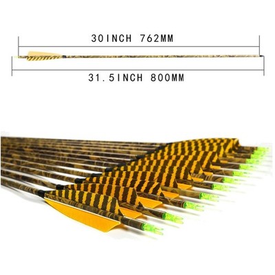 Carbon Arrows 31'' with Removable Tips & Adjustable Nocks