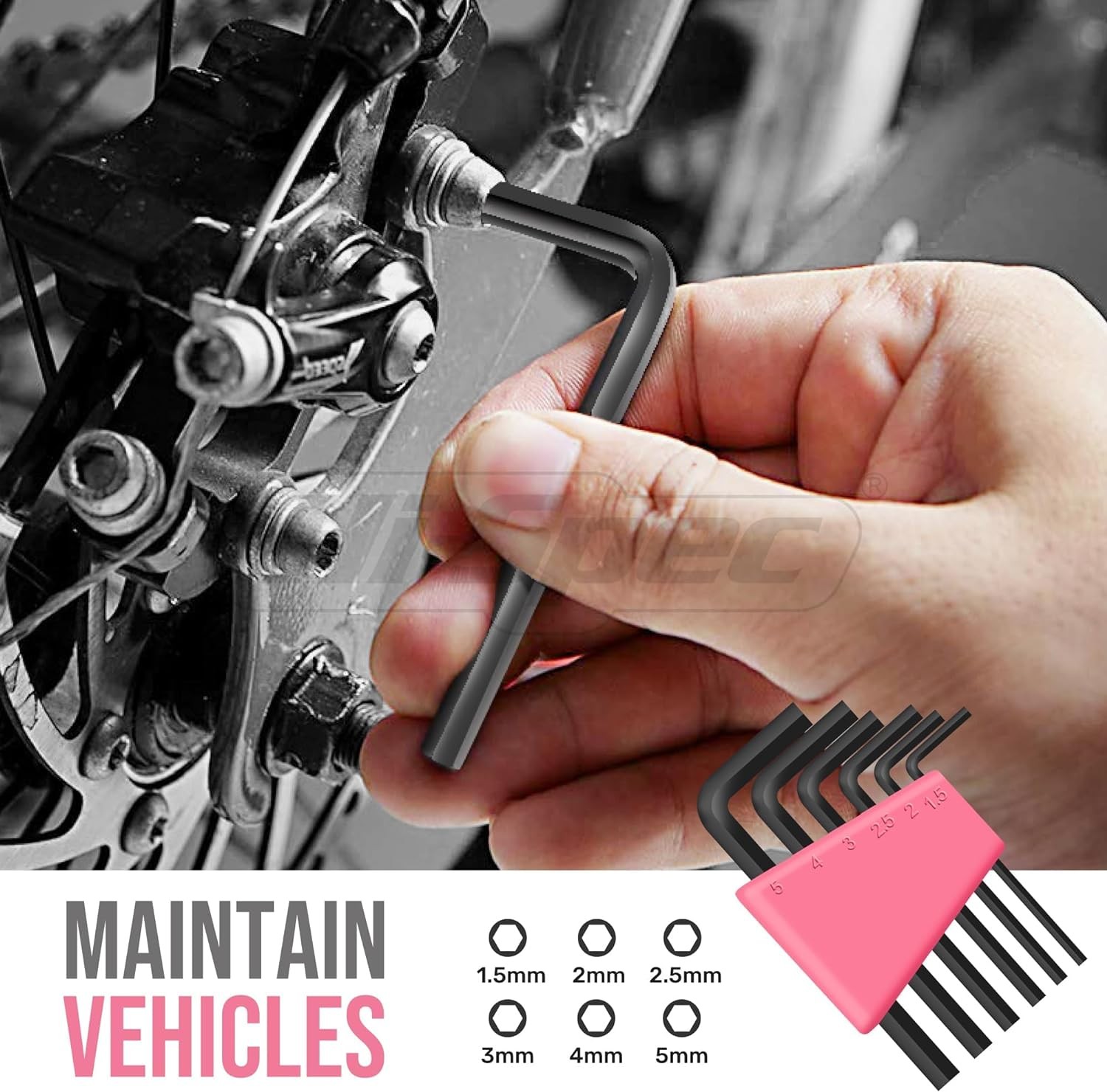 Hi-Spec Tool Set 25pc Pink Household DIY Kit for 25 Piece, Pale 