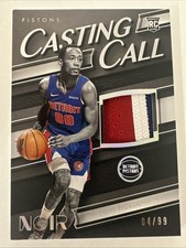 2024-25 Panini Noir Casting Call Cade Cunningham #CCM-RON RC Patch /99 Pistons