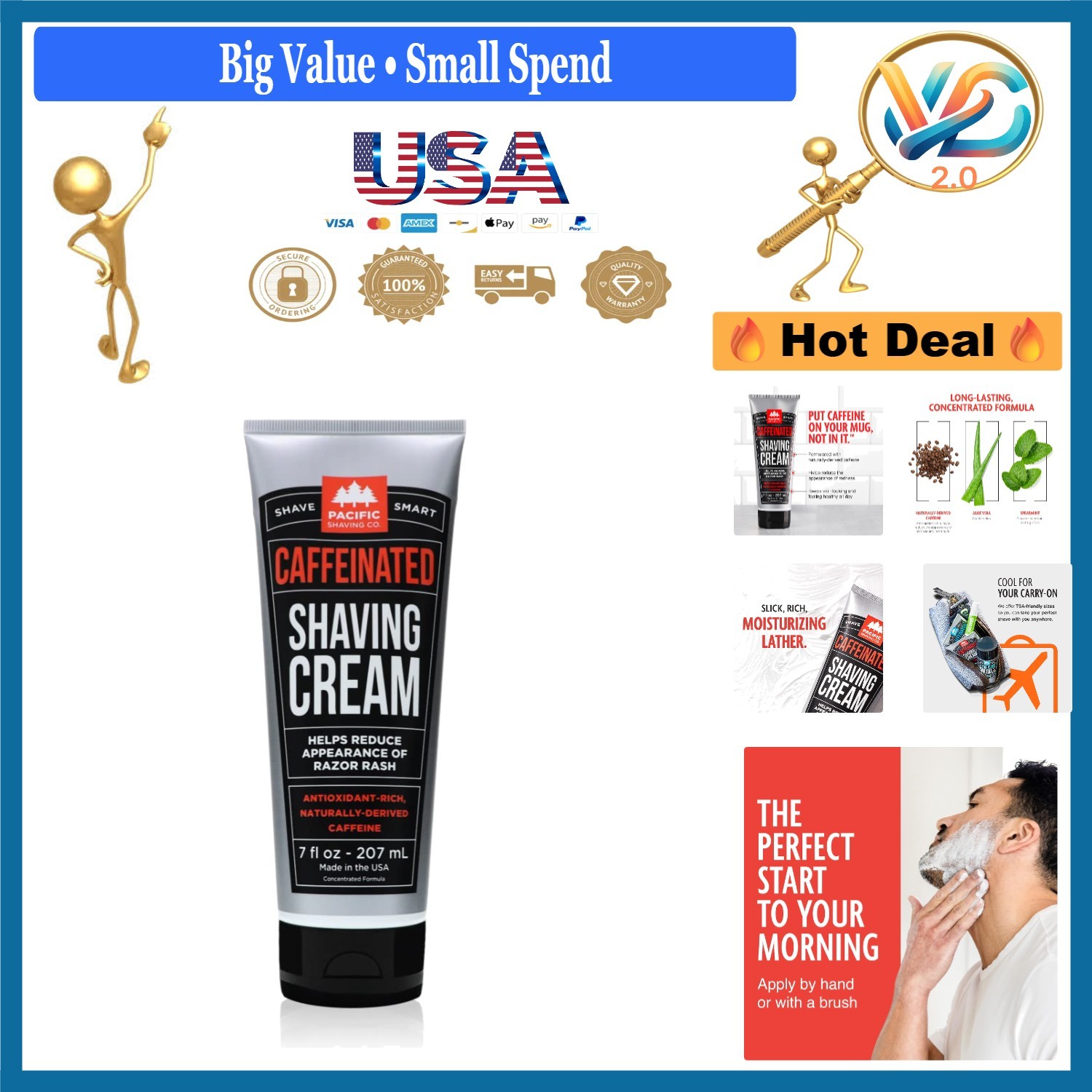 Shea Butter Spearmint 7oz Sensitive Skin