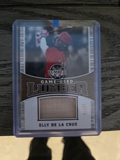 ELLY DE LA CRUZ 2024 Leaf Lumber Game Used Lumber Platinum #16/40 REDS