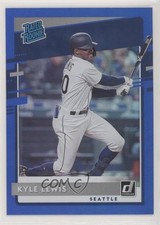 2020 Panini Donruss Rated Rookie Holo Blue Kyle Lewis #56 0f72