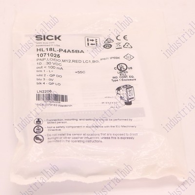 one NEW SICK HL18L-P4A5BA 1071025 photoelectric sensor Fast Shipping