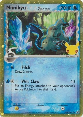 Mimikyu - SWSH136 Black Star Promo Pokemon - NM/MINT