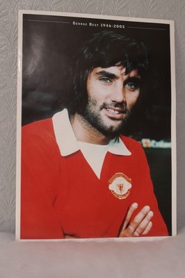 GEORGE BEST, Vintage Tribute, Fold Out Poster, Rip in Middl (1946-2002), (N2).