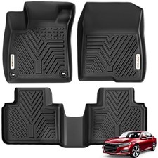 YITAMOTOR Floor Mats Fit for Honda Accord 2018-2022, TPE All Weather Custom