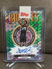 🔥Ace Bailey 2025-26 Topps Finest RC Rookies Auto Green Geometric Refractor /75