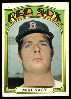 1972 Topps Mike Nagy -- Boston Red Sox #488
