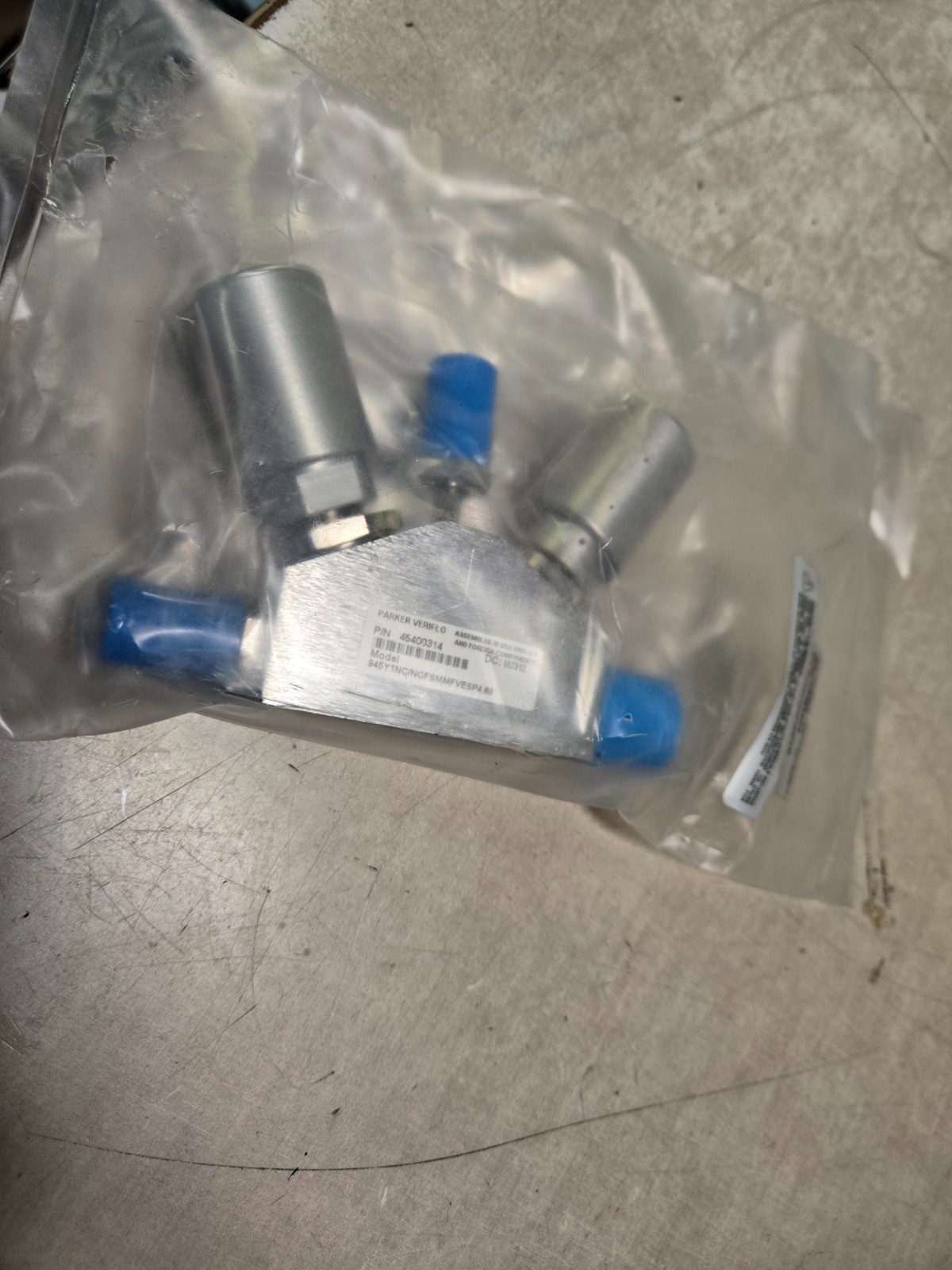 Parker Veriflo 945Y1NC/NCFSMMFVESP4.69 High Pressure Manifold Valve 45400314