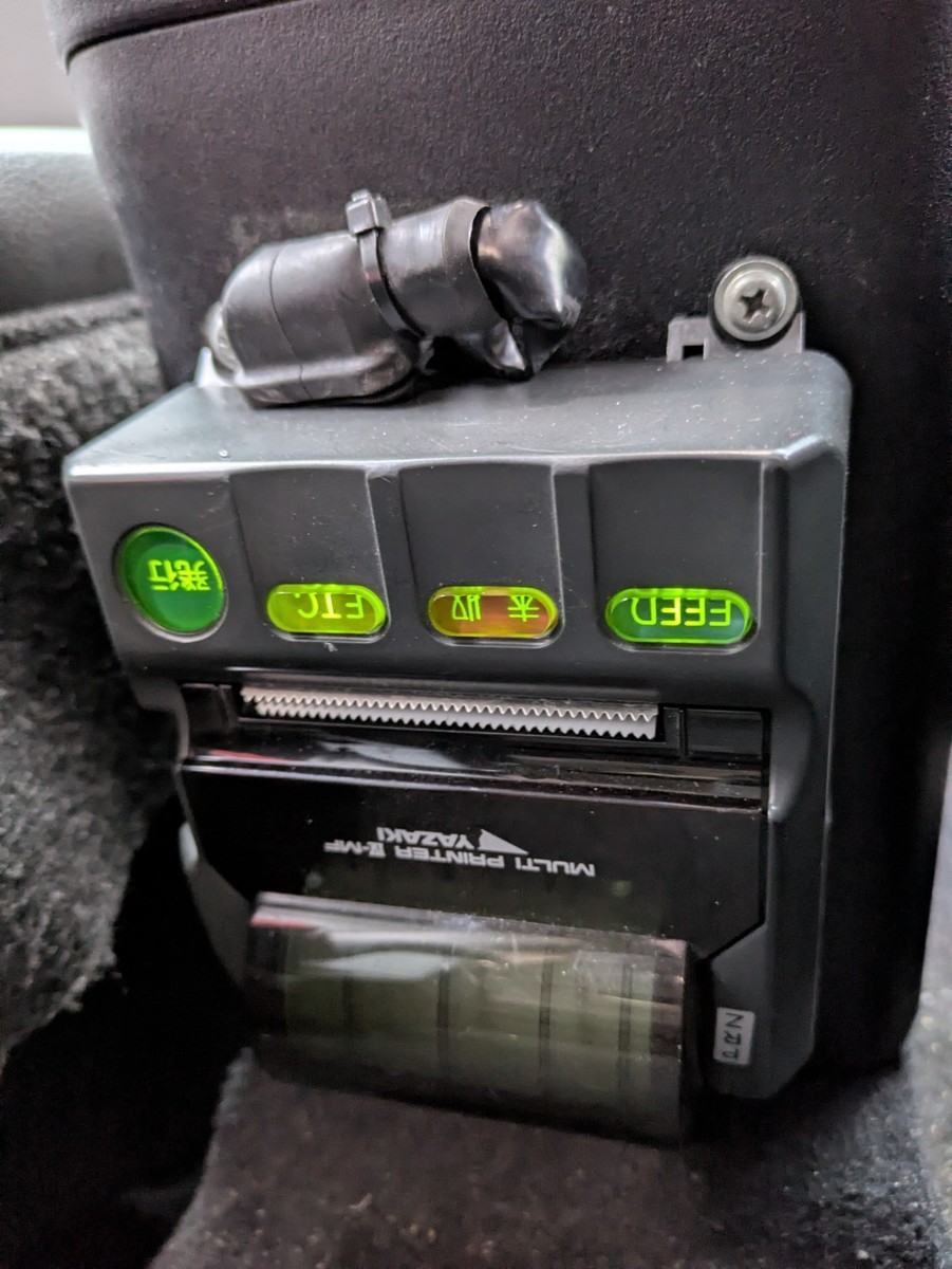 カーナビ YAZAKI Taxi Meter, Printer, Onboard Unit Yazaki LT-23Z Japanese Taxi Meter Full Set Working Tested JDM Taxi