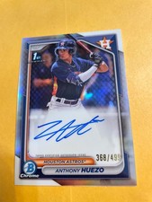 2024 Bowman - Chrome Prospect Autographs Refractor #CPA-AHU Anthony Huezo /499